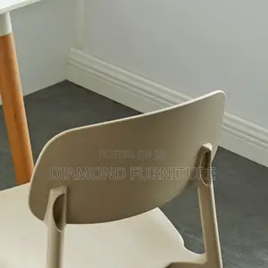 Office Chair; Slim Profile Stackable Plastic Chair for Small Spaces
