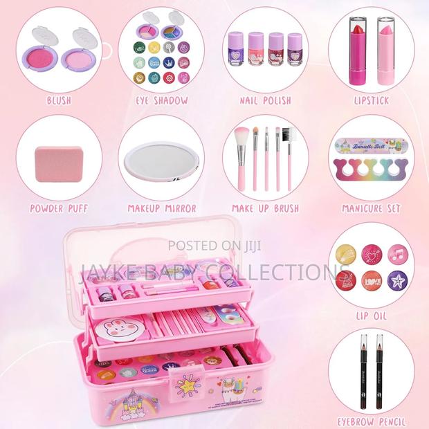 Danielle Kids Makeup Kit – Washable Non-Toxic Play Set - thumbnail 5