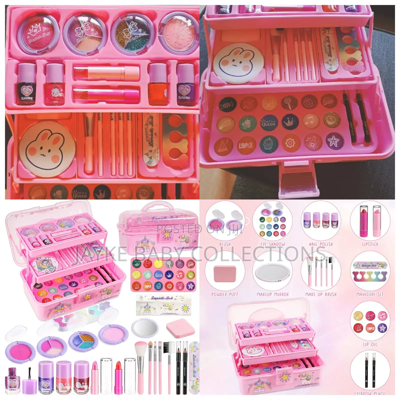 Danielle Kids Makeup Kit – Washable Non-Toxic Play Set