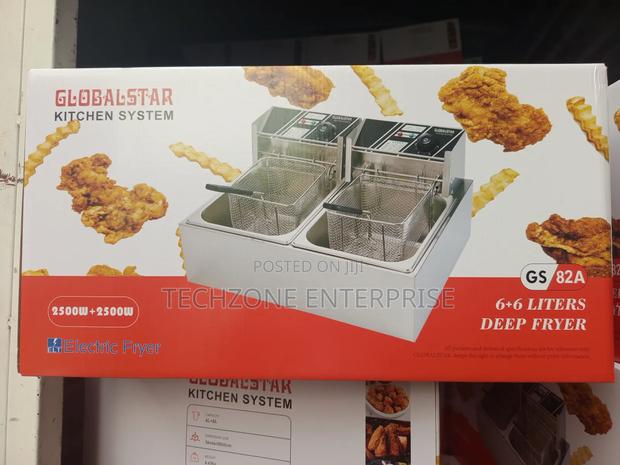 Globalstar Gs82a 12 Litres Electric Double Deep Fryer - main view