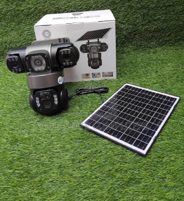 3lens Triple Lens 4g Solar Camera PTZ Solar Powered - main view