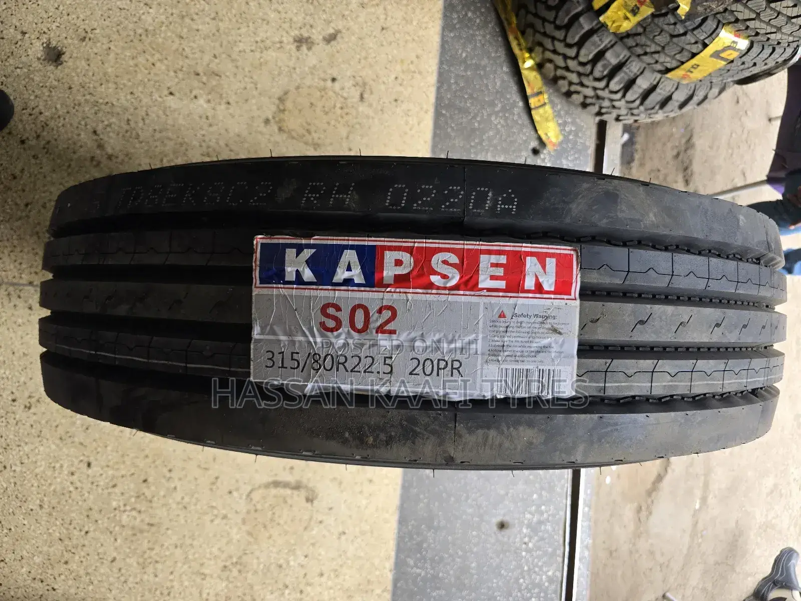 315/80r22.5 Kapsen (Steering)