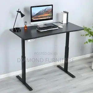 Office Desk; Heavy Duty 150cm Electric Desk With Reinforced Steel Legs