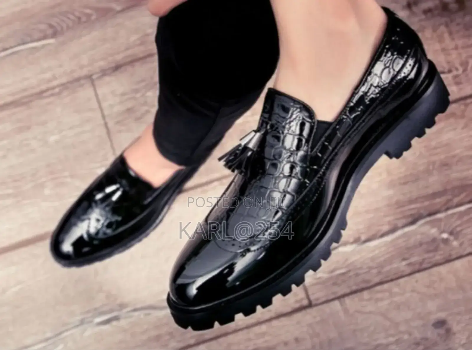 Black Leather Shoes