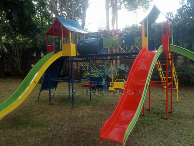 Quality Metal Playground Set - main view