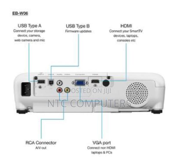 Epson Eb-W06 Wxga 3lcd Projector - main view