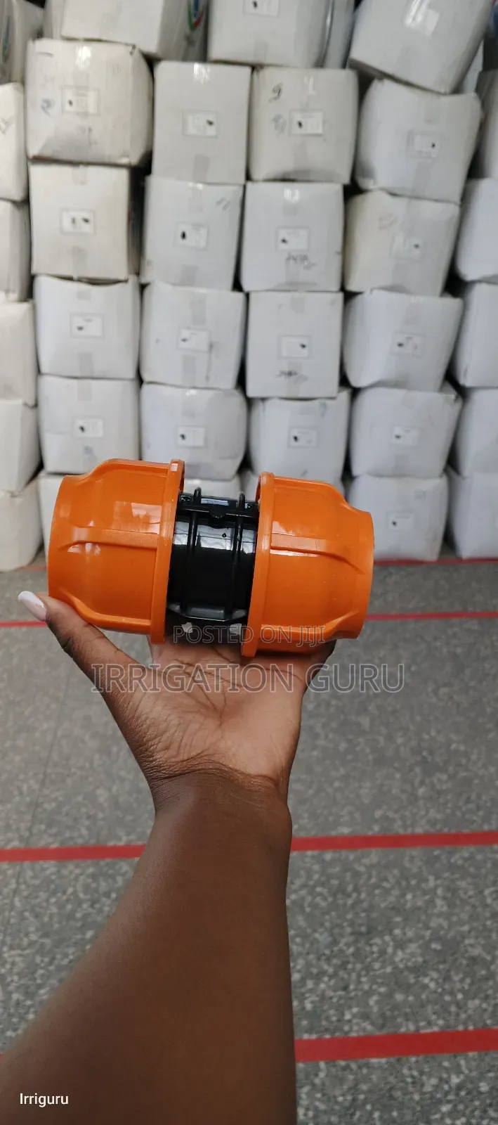 Double Tapped 50mm Coupling