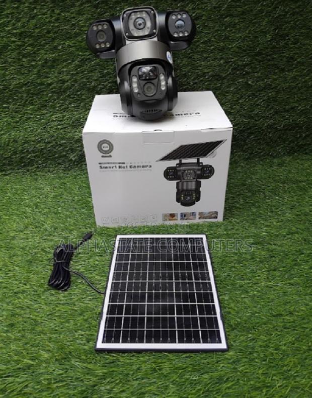 V380 Pro App Triple Lens V380 Solar Powered 4g Camera Sd Card Slot