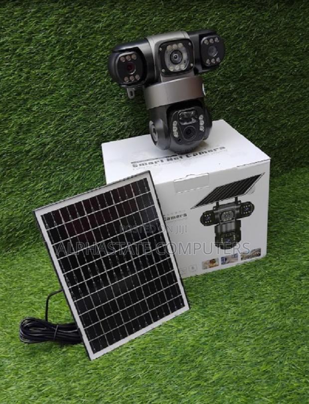 Triple Lens 3lens V380 App Quality Solar Powered 2+2+2mp Clarity