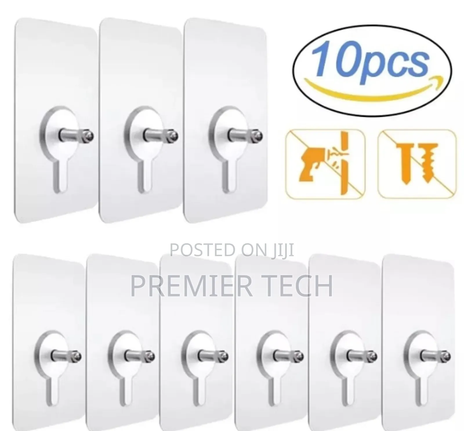 10 Piece Adhesive Screw Stickers