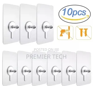 10 Piece Adhesive Screw Stickers