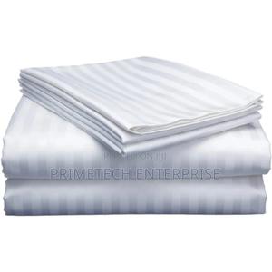 White Cotton 6pcs Bedsheet Set(2+4) - main view