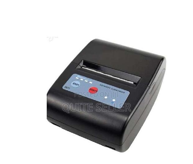 Portable Bluetooth Thermal Receipt Printer With Rechargeable Battery - main view