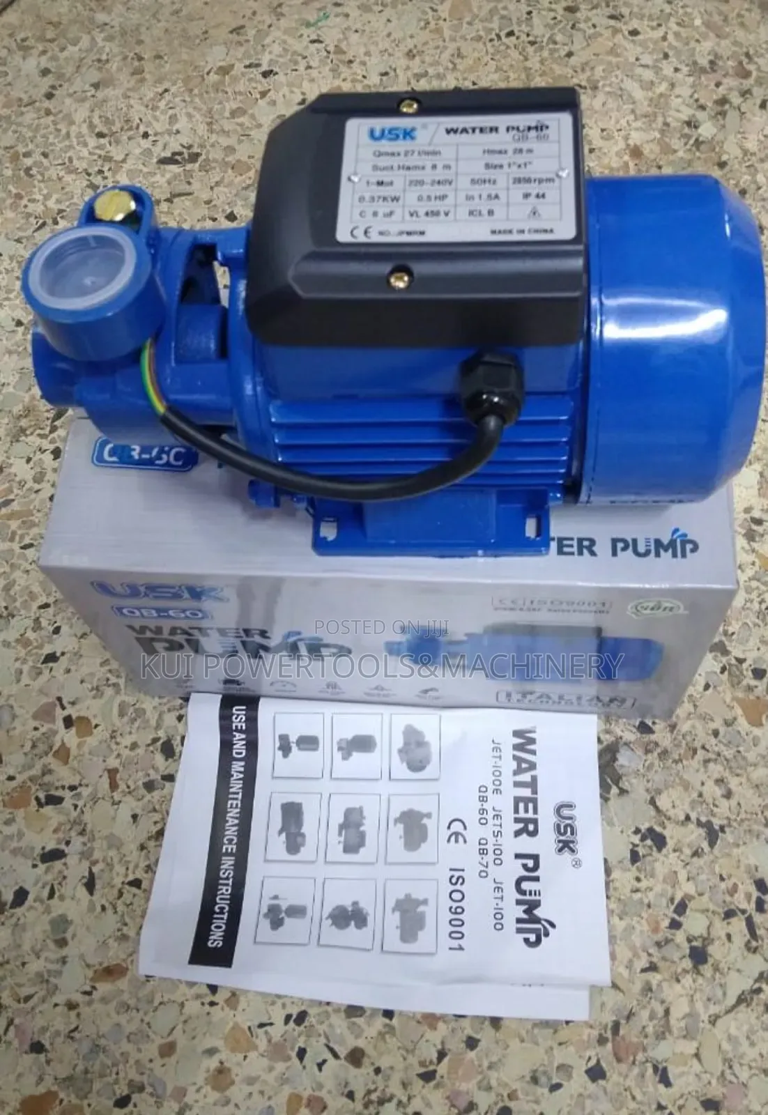 Usk 0.5hp Booster Pump / 0.5hp Water Pump