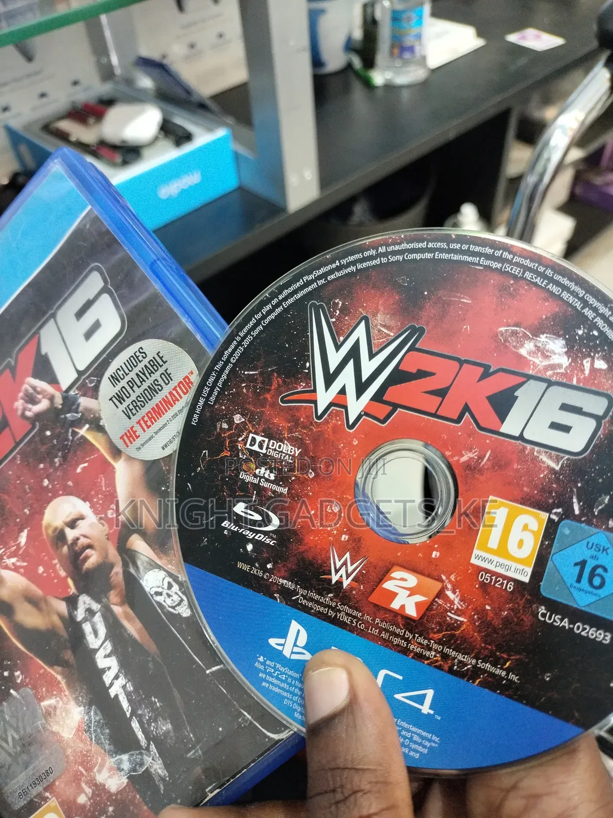 Wwe 16 Ps4(Includes Two Playable Version of Terminator)
