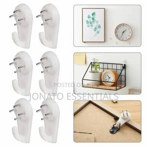 5pc Picture Hangers Hooks, Wall Hooks for Frames Clocks - main view