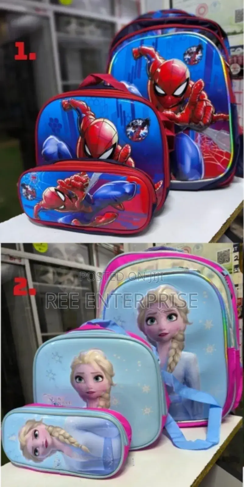 3 in 1 Cartoon School Bag Brand New