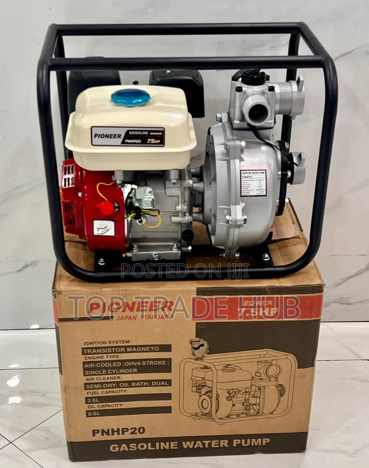 Pioneer Gasoline High Pressure Water Pump 2 Inch 7.5hp 65m Lift