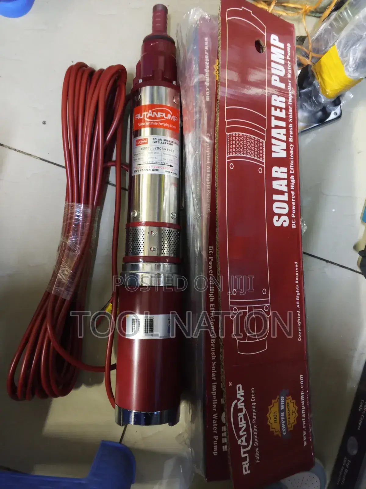 50mtrs 400watts Solar Submersible Water Pump