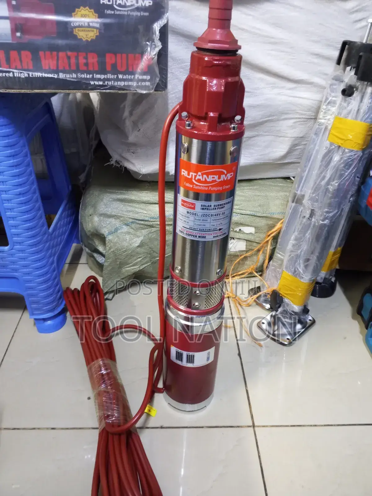 50mtrs 400watts Solar Submersible Water Pump