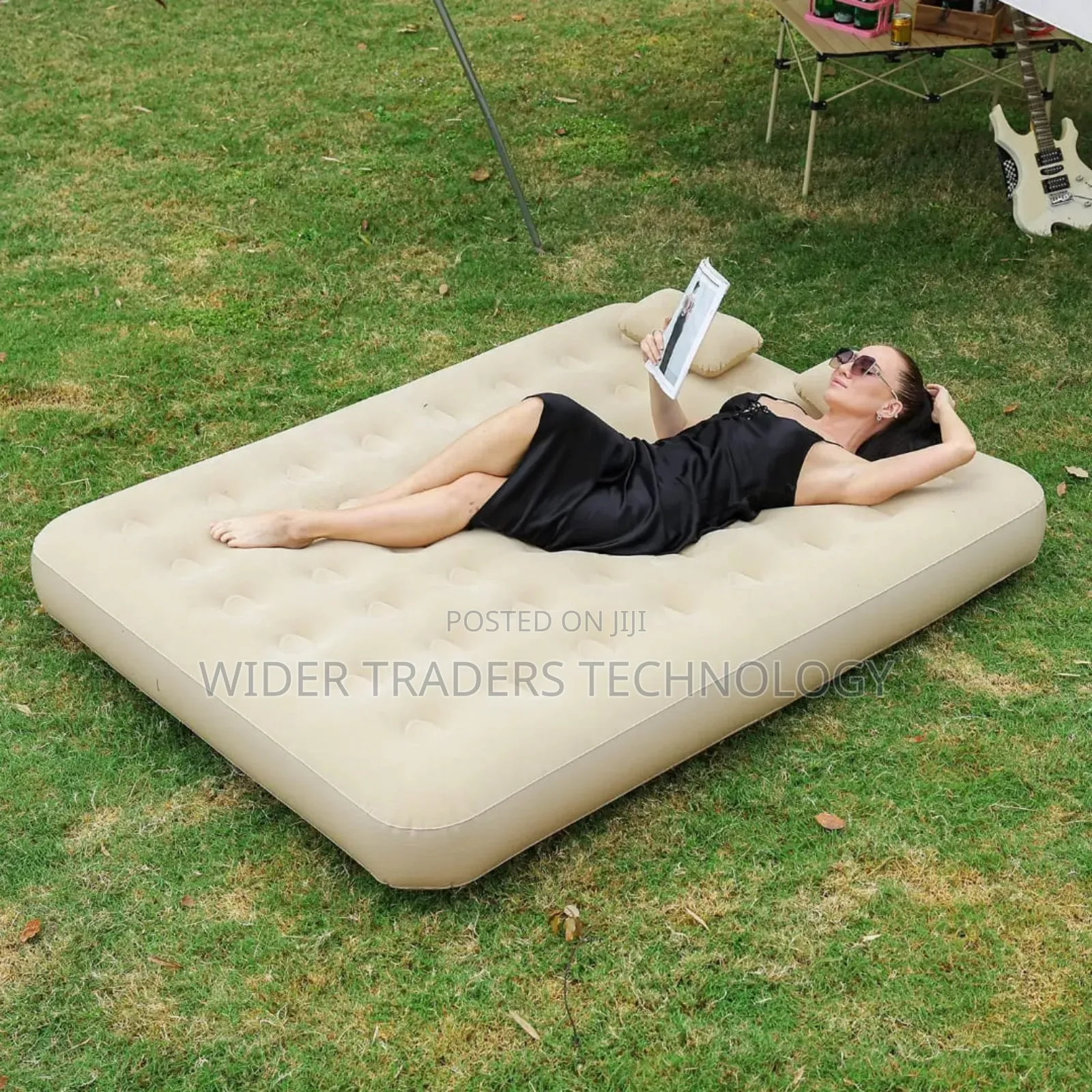 *Intex Inflatable Mattress Plus Free -electric Pump And 2 Pillows