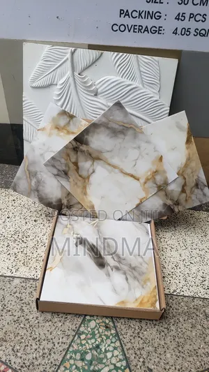 Marble Look Water Proof Tile Panels - Bathroom,Kitchen.Peel and Stick