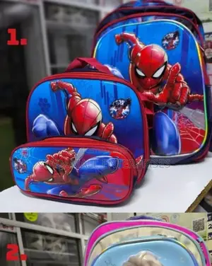 All-in-One Fun: 3-in-1 Cartoon School Bag Set