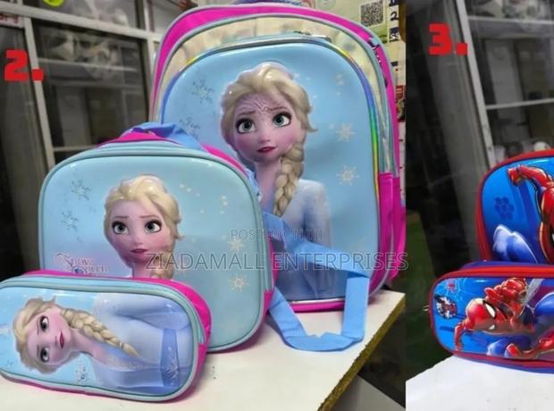 All-in-One Fun: 3-in-1 Cartoon School Bag Set - thumbnail 2