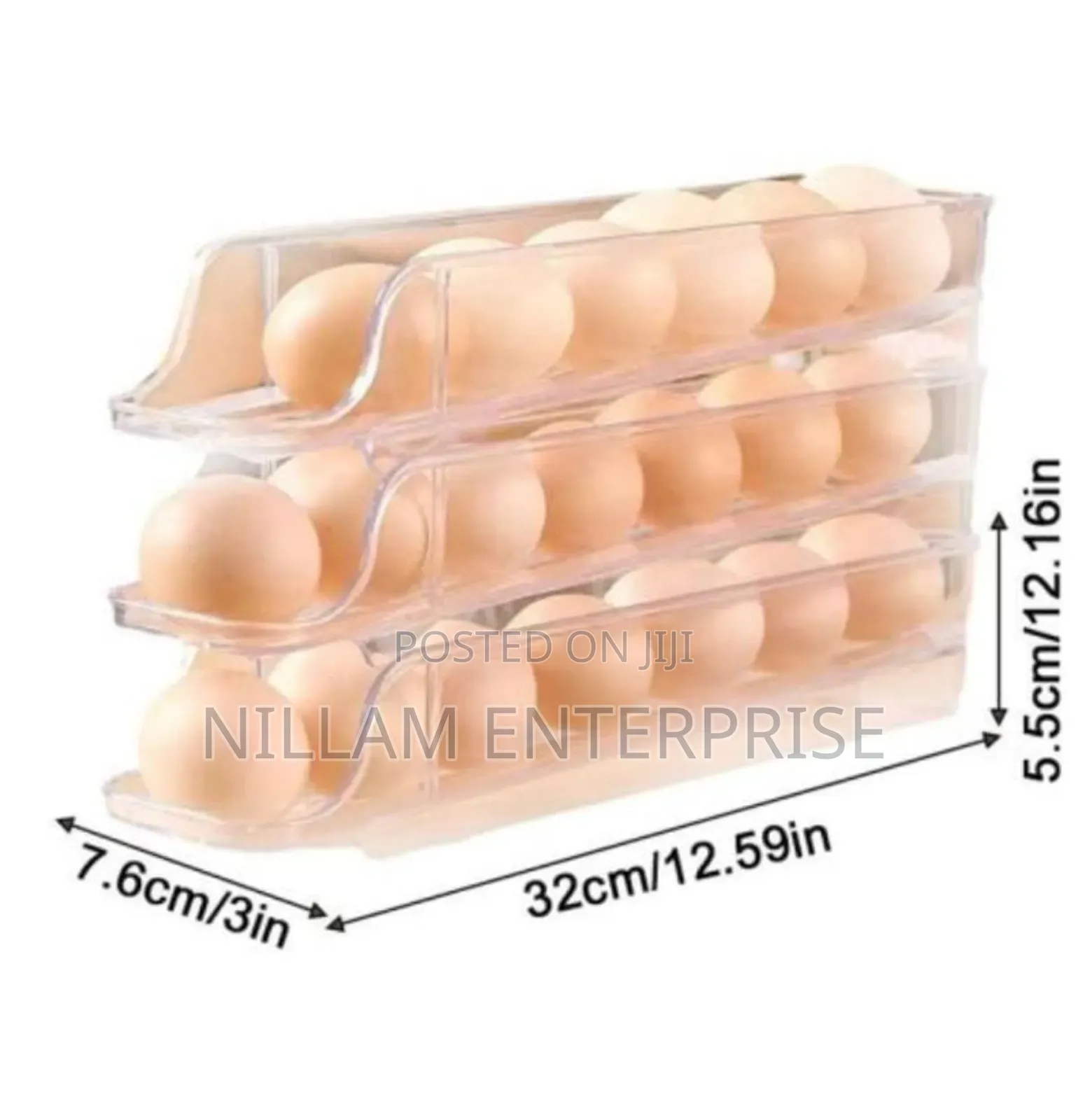 Rolling Egg Storage Box