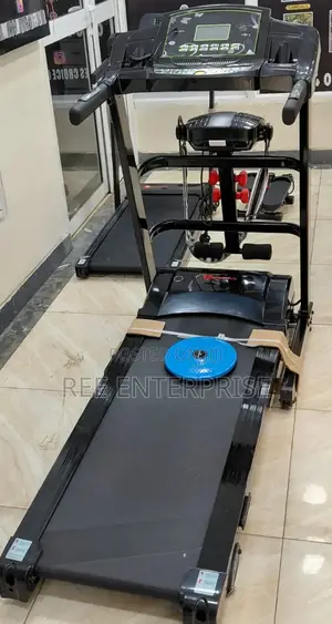 Treadmill With 2pcs Neoprine Dumbell 1kg Massage Belt Waist Trainer