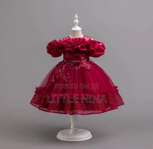 Maroon Baby Dress