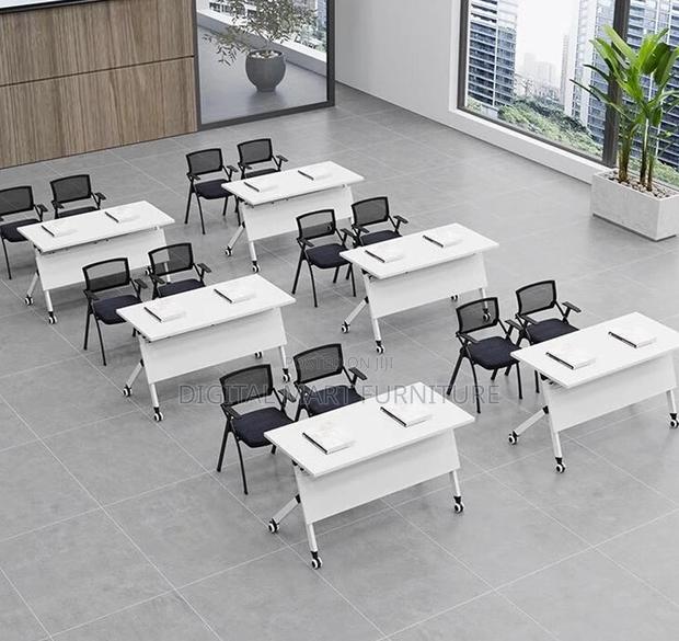 Office Table: White Executive Office Table - thumbnail 2