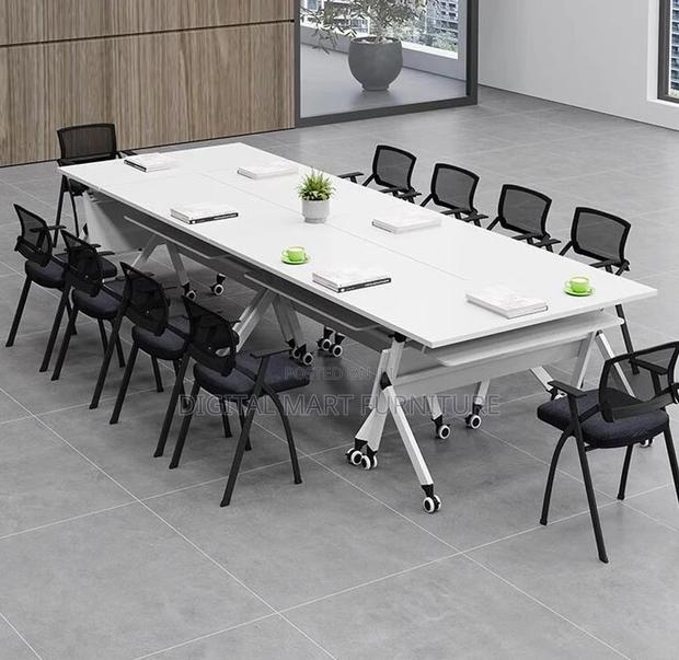 Office Table: White Executive Office Table - thumbnail 6