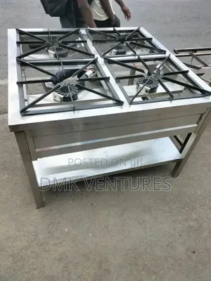 Certified Stainless Steel Four Burners Gas Cooker