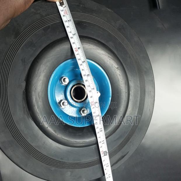 H/Duty Blue Trolley Wheel 14" With Single Ball Bearing