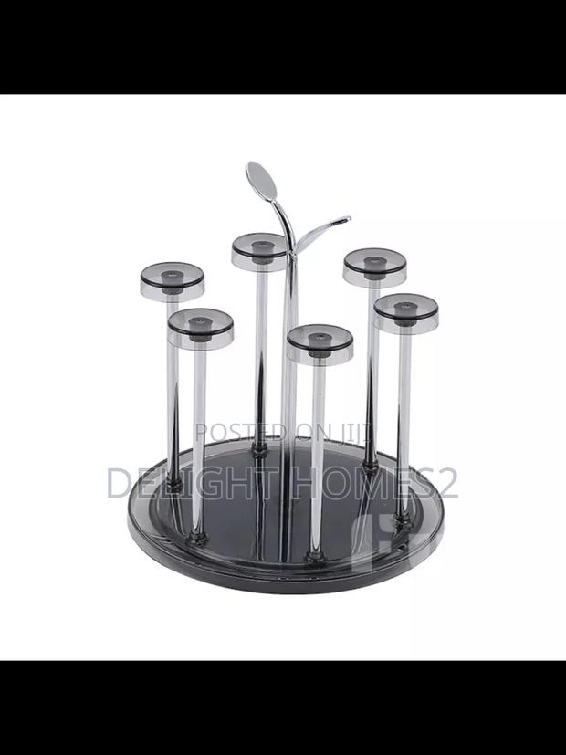 Rotating 6pc Glass Tumbler Holder_pa - thumbnail 3