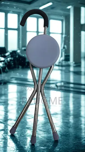 Cum Stool Walking Stick With Seat. For Elderly and Disabled.