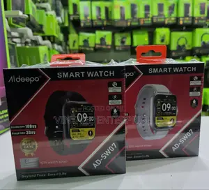 Aldeepo Ad-Sw07 Ip68 Water Proof Smart Watch With Wireless Bluetooth