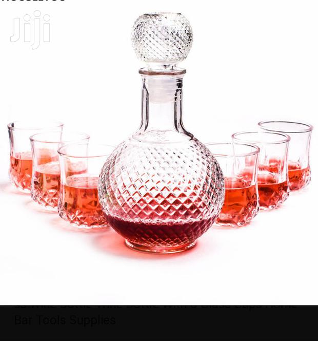 7 Piece Whisky Decanter Set - thumbnail 3