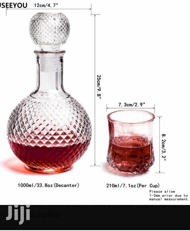 7 Piece Whisky Decanter Set - thumbnail 4