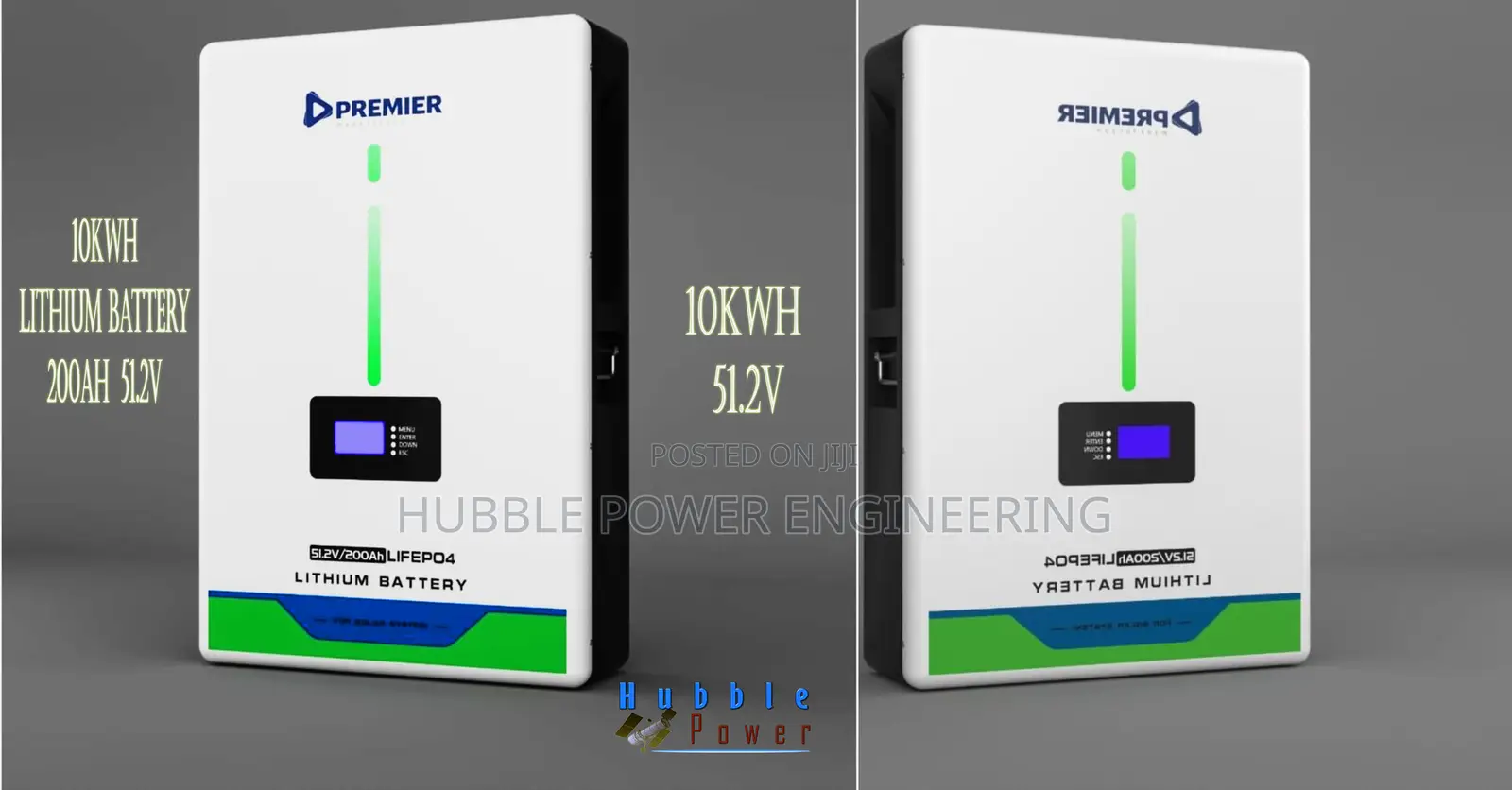 10kwh 51.2v 200ah Lithium-Ion Phosphate Battery Premier