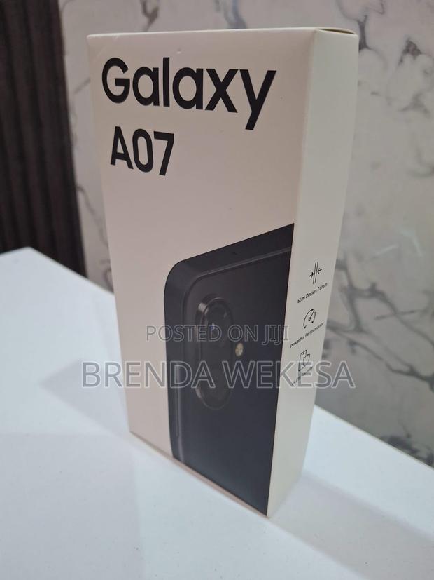 New Samsung Galaxy A07 4G 64 GB Black - thumbnail 3