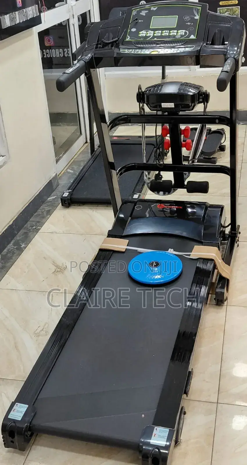 Treadmill Comes With 2pcs Neoprine Dumbells