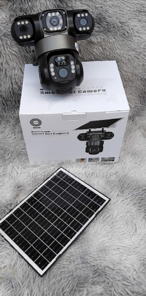 3 Lens Triple Hd Solar 4g Sim Card Solar Camera