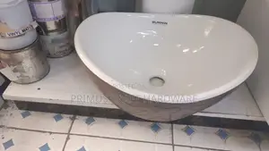 Sink Countertop (Brown and White)