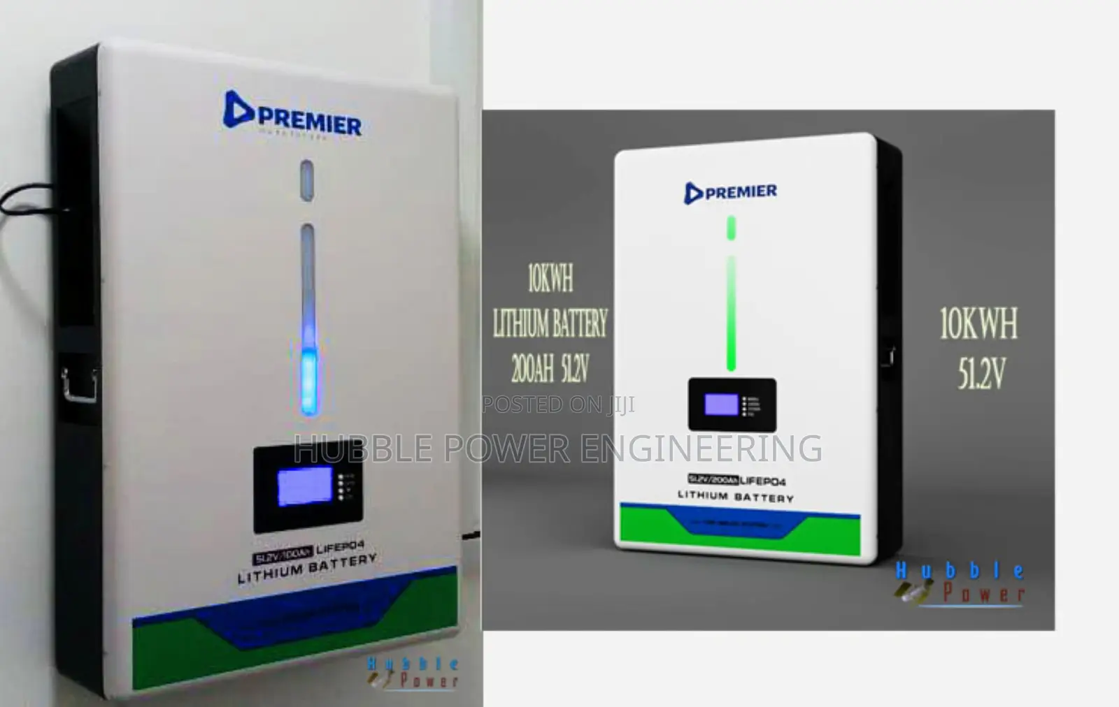10kwh 51.2v 200ah Lithium-Ion Phosphate Battery Premier