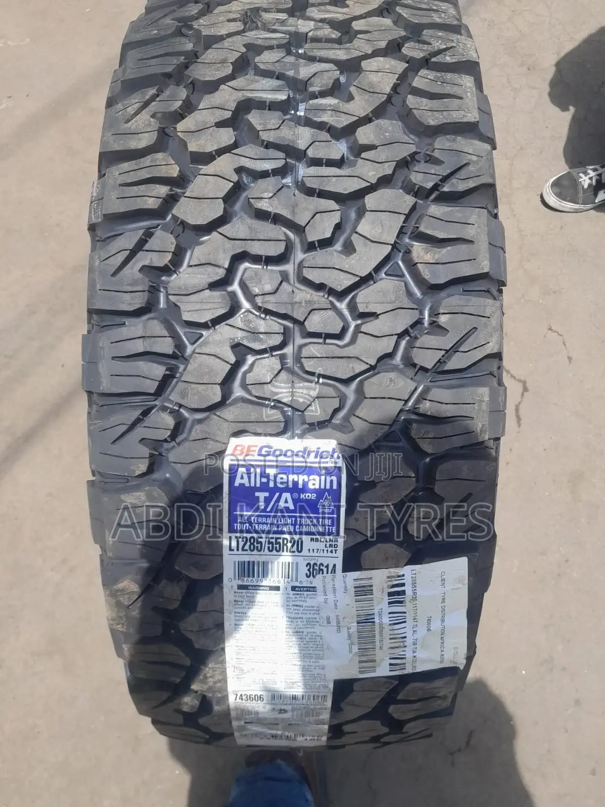 285/55r20 Bf Goodrich
