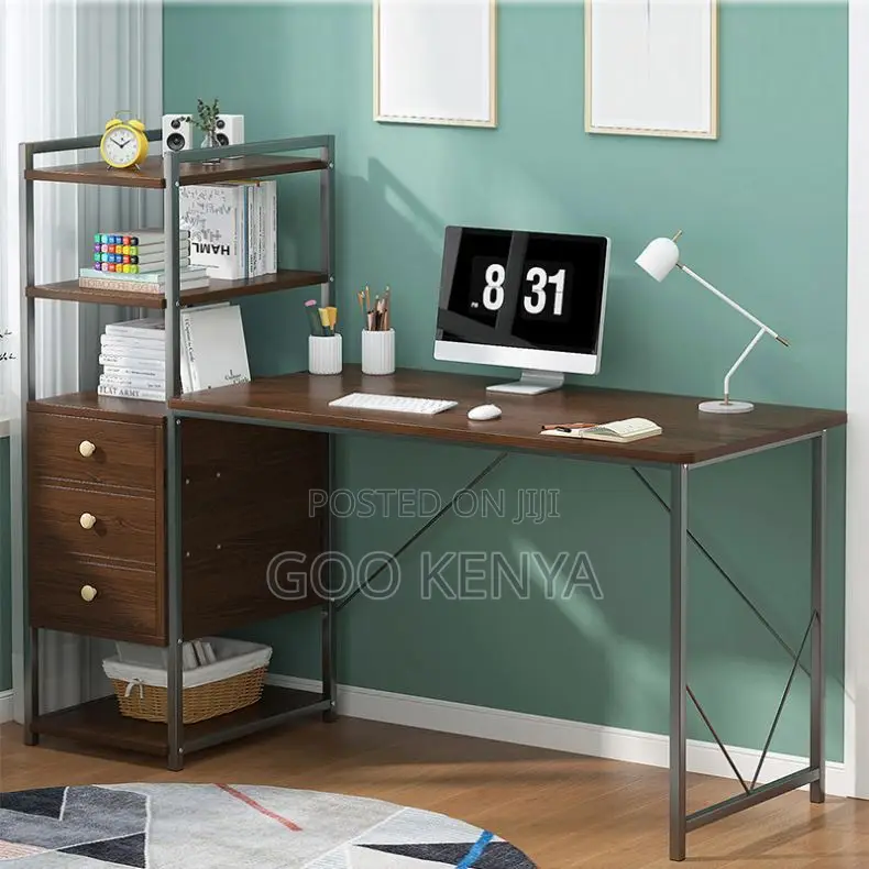 Office Desk; Easy-Fold Wooden Lap Table for Laptops