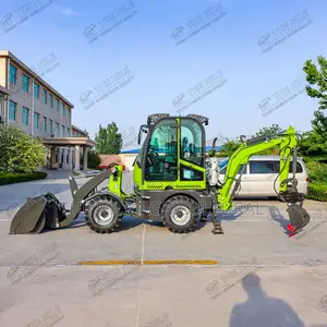 Kenya Farm Equipment Backhoe Loader Diesel Engine Wheel Loaders