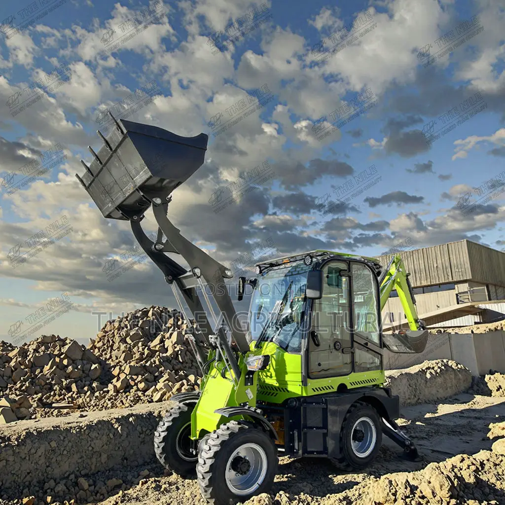 Kenya Farm Equipment Backhoe Loader Diesel Engine Wheel Loaders